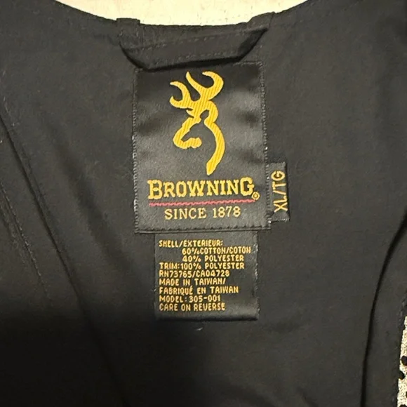 Browning Black and White Shooting Vest - Picture 3 of 3
